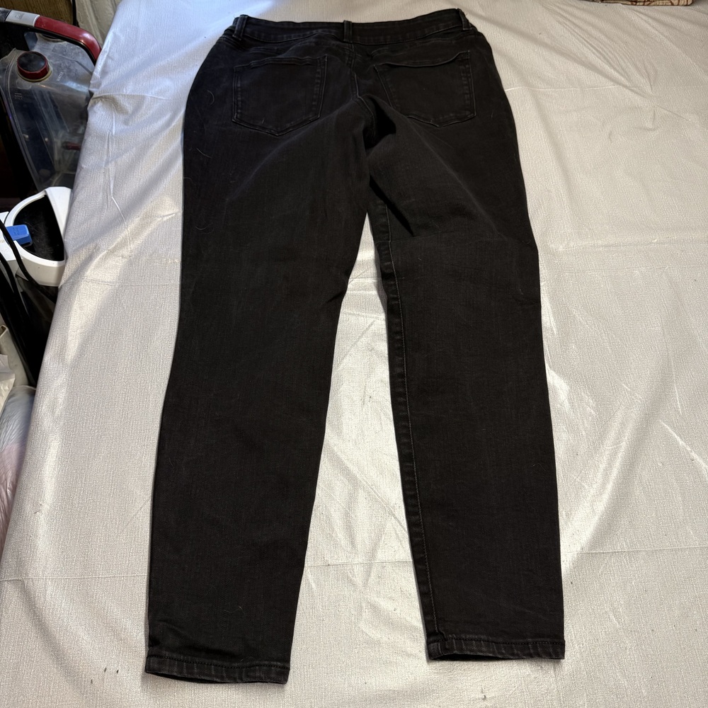 Maurices Mid Rise Skinny Jeans Black Stretch Size L - Picture 5 of 9